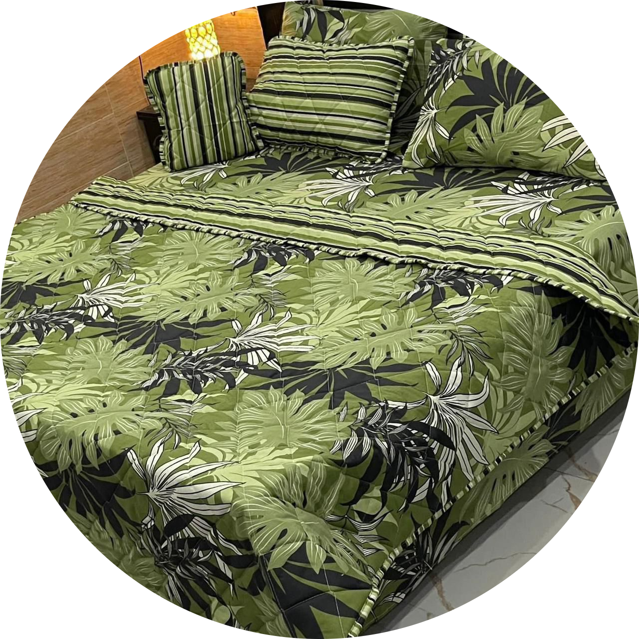 Luxury 7Pc Printed Comforter Set