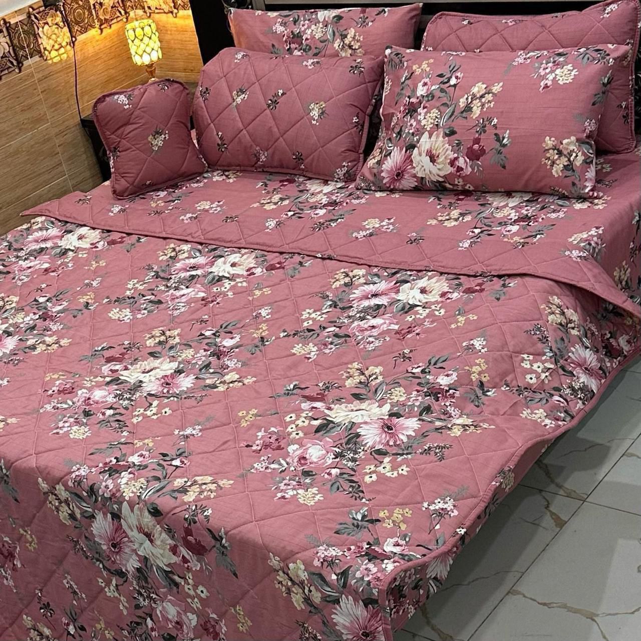 Luxury 7Pc Printed Comforter Set