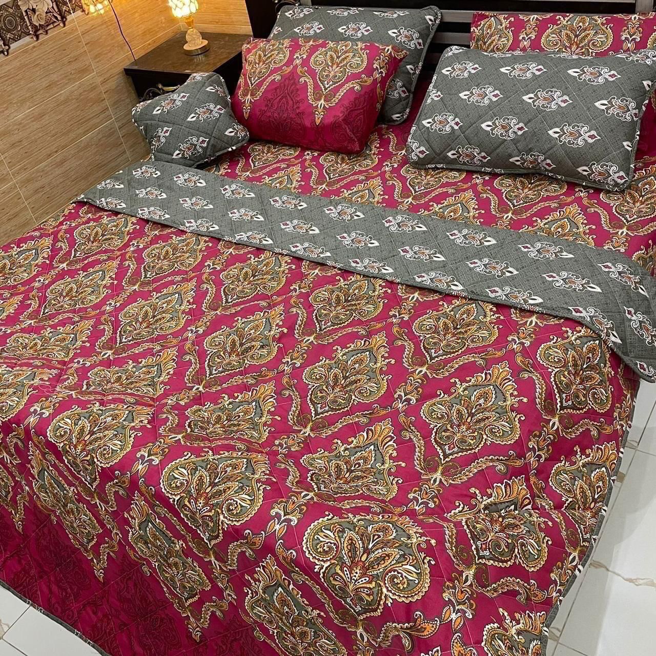 Luxury 7Pc Printed Comforter Set